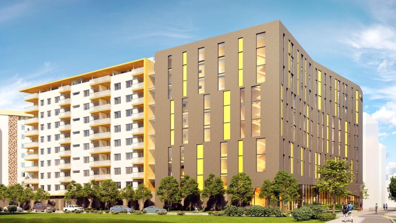 Апартаменты Penthouse Young #Freeparking Будапешт Экстерьер фото